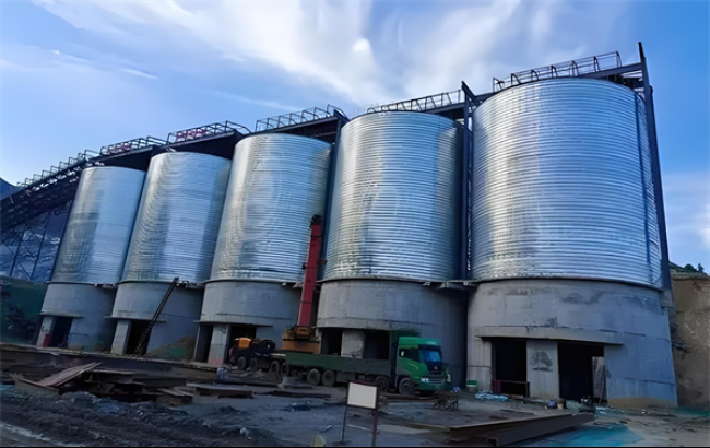 中山螺旋卷板倉施工現(xiàn)場